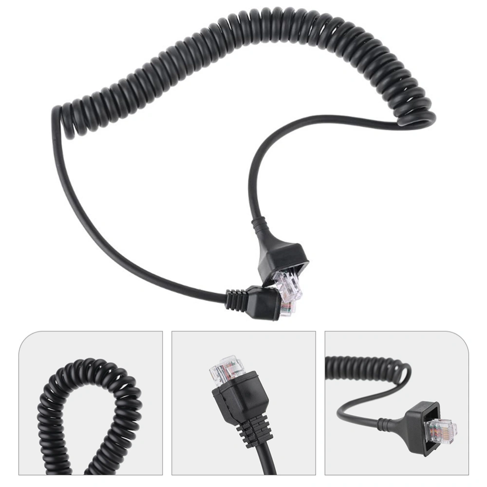 Mic Cable Compatible for KMC-30 Handheld Microphone Cable Hand Radio Part