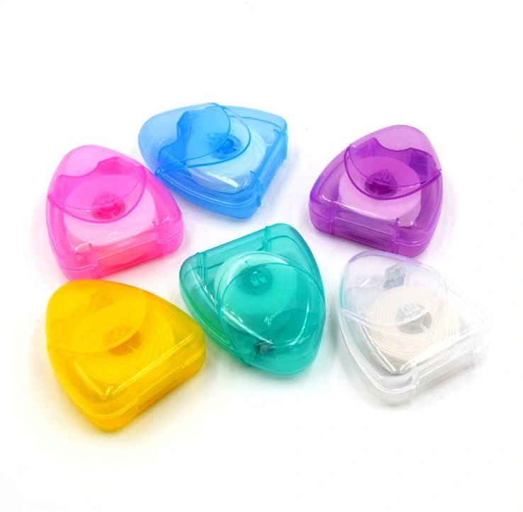 10Pcs Tooth Floss Roll Portable Dental Floss Roll Dental Flosses for Teeth Cleaning Travel