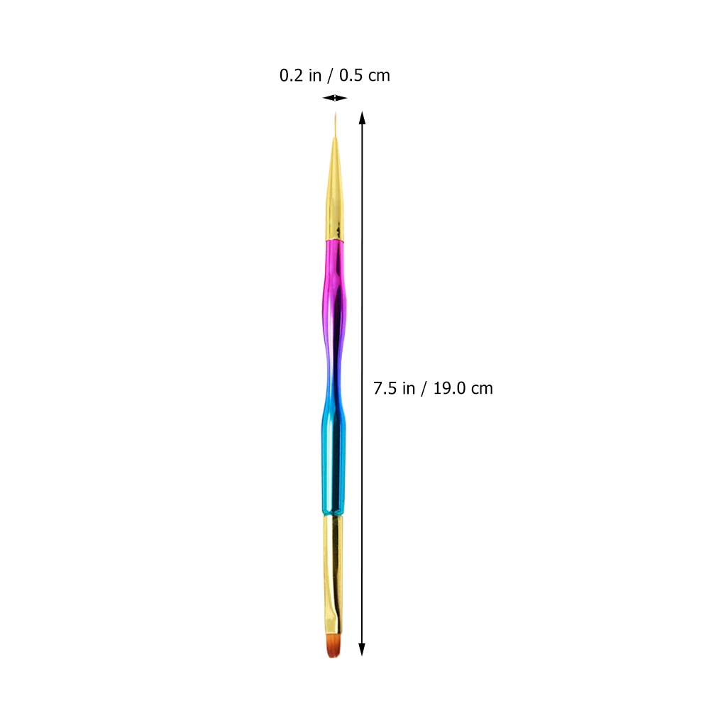 3pcs Professional Nail Art Brushes Nail Art Liner Brush Manicure DIY Tools Set