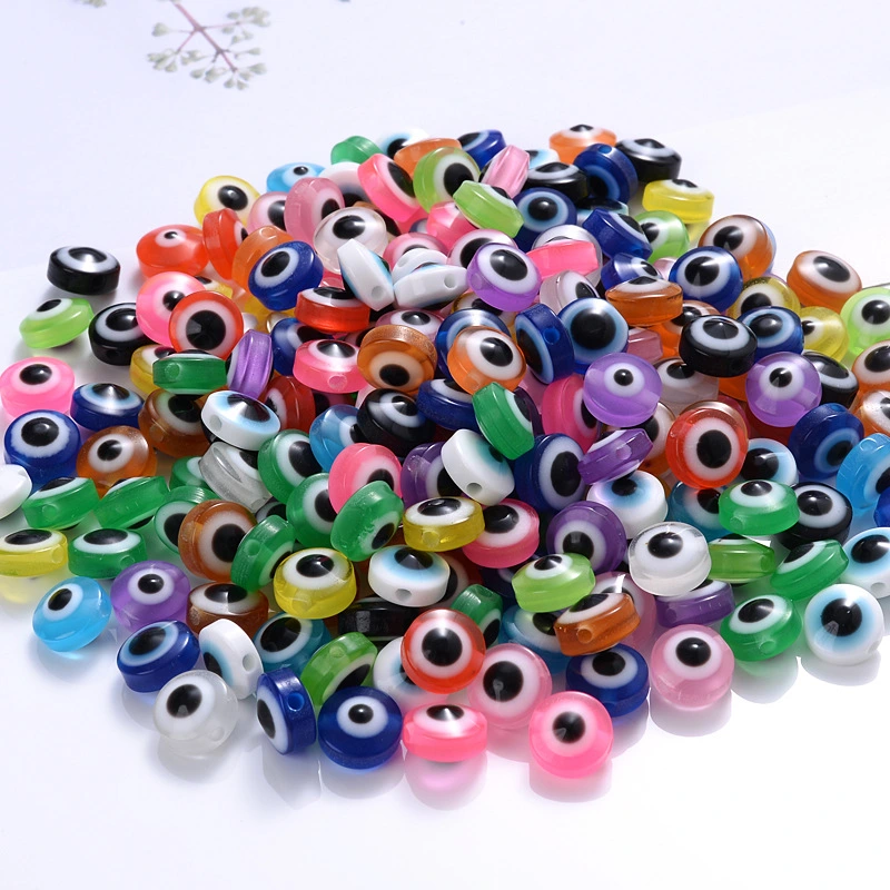 1 Bag of Evil Eye Beads Jewelry Beads Charms Bracelet Making Beads Bracelet Connector Beads Jewelry Beads