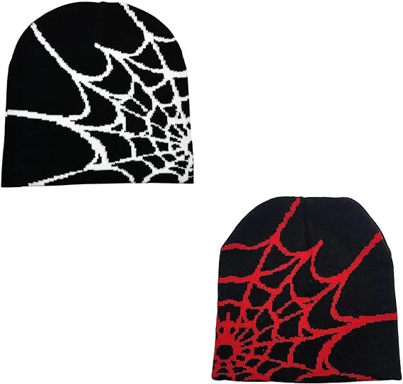 2pcs Winter Knit Hat Funny Knitted Caps Winter Beanie Hat Thicken Knitting Hat Winter Supply