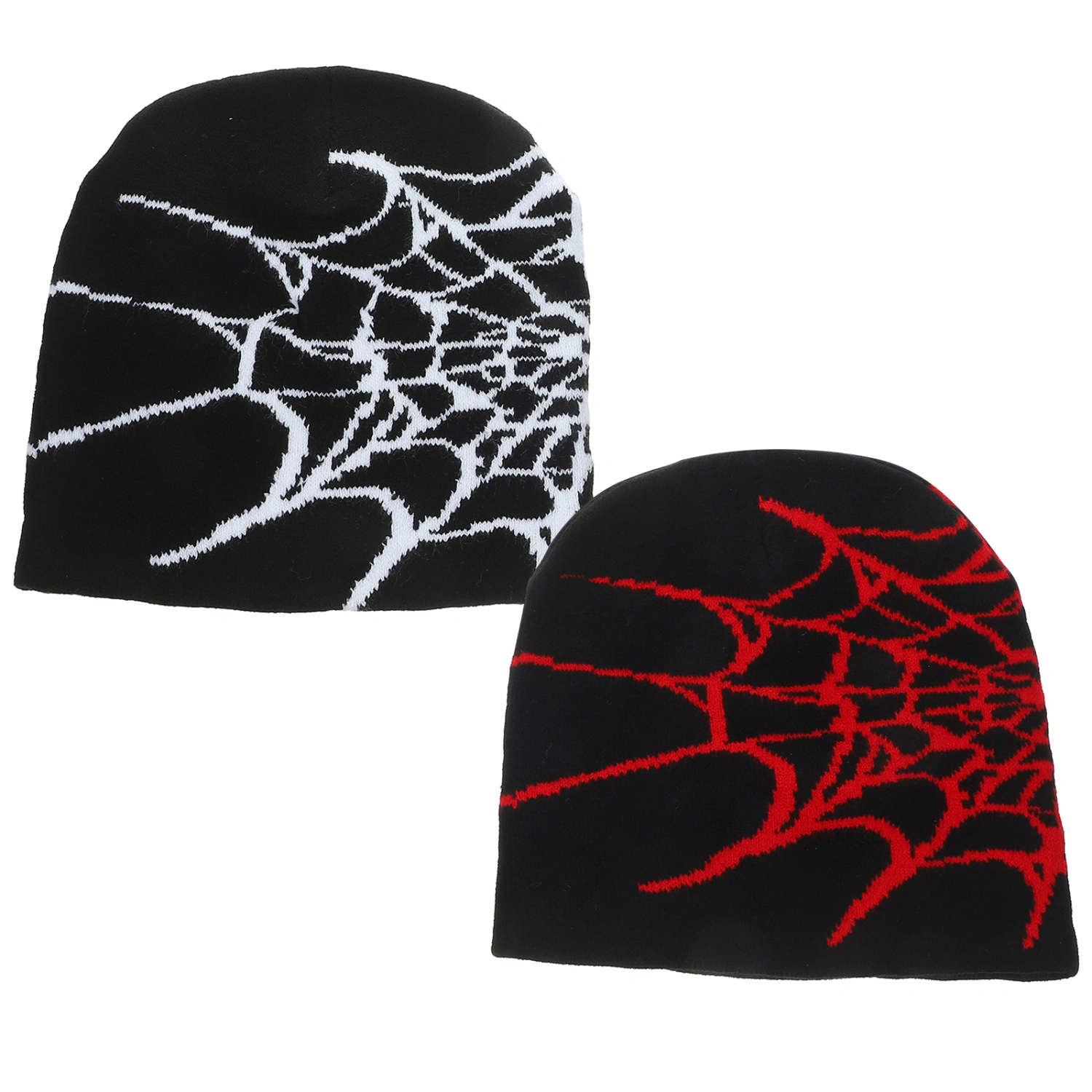 2pcs Winter Knit Hat Funny Knitted Caps Winter Beanie Hat Thicken Knitting Hat Winter Supply
