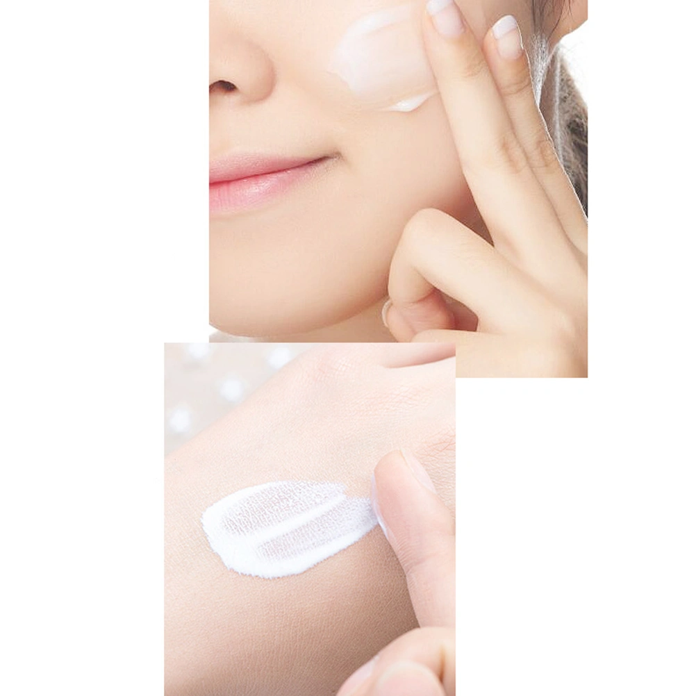 2PCS Moisturizing Sun Cream Refreshing Sunscreen Facial Gel Sunblocking Cream Female Cosmetics for Travel Use (White)
