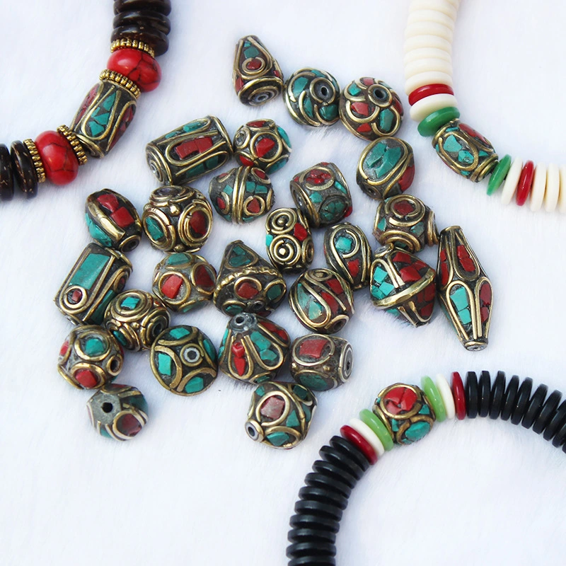 10Pcs Multi-use Craft Spacer Beads Column Beads Handmade Buddha Loose Beads