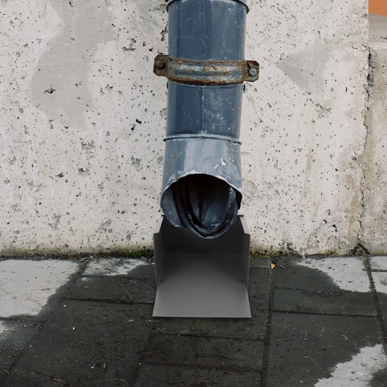 Downspout Splash Block Rain Gutter Extender Gutter Downspout Splash Block