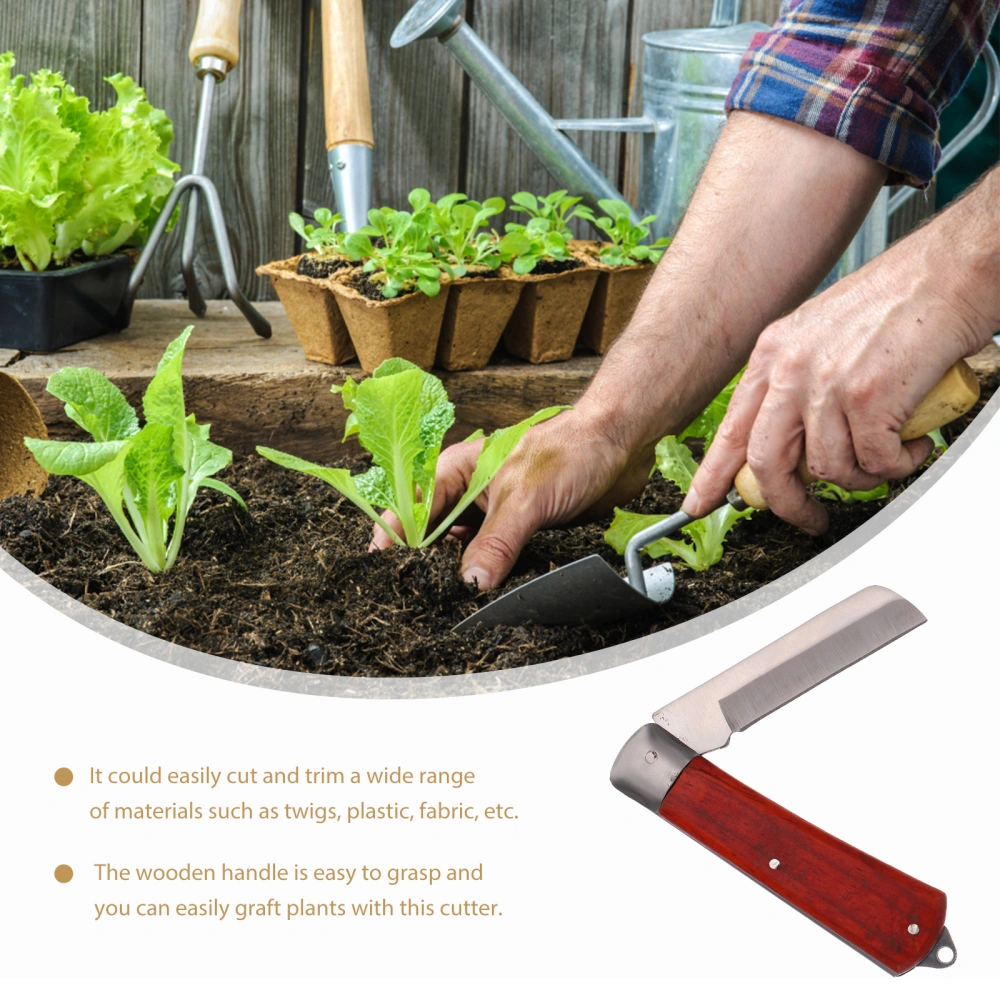 Professional Grafting Gardening Stainless Steel Cutter Tool for Budding Pruning