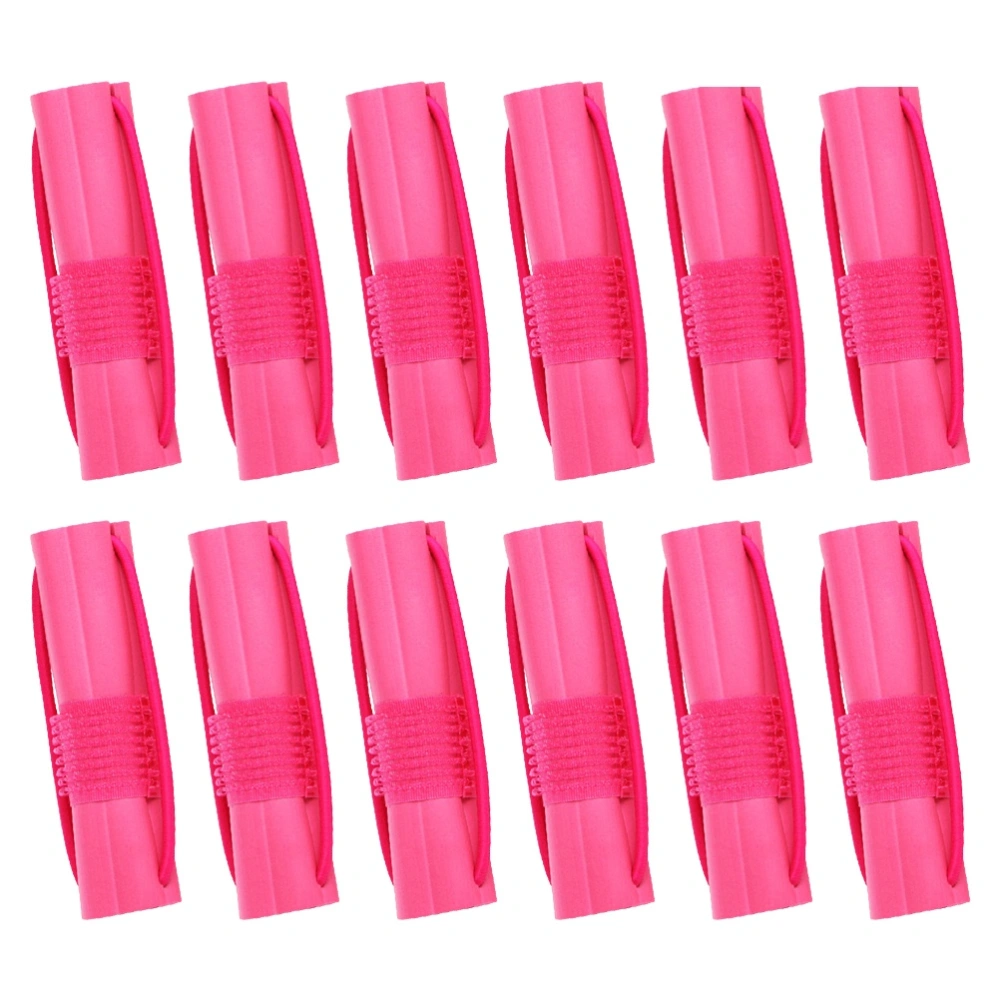 2 Bags/12pcs Fashion Sponge Roller Sponge Curling Hair Stick Creative Hair Styling Tool for Woman Girl Lady (Random Color)