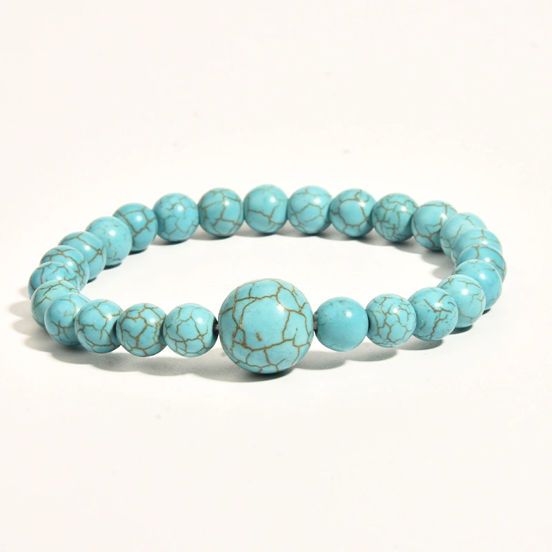2Pcs Wear-resistant Adult Bracelets Portable Beaded Bracelets Decorative Stone Bracelets