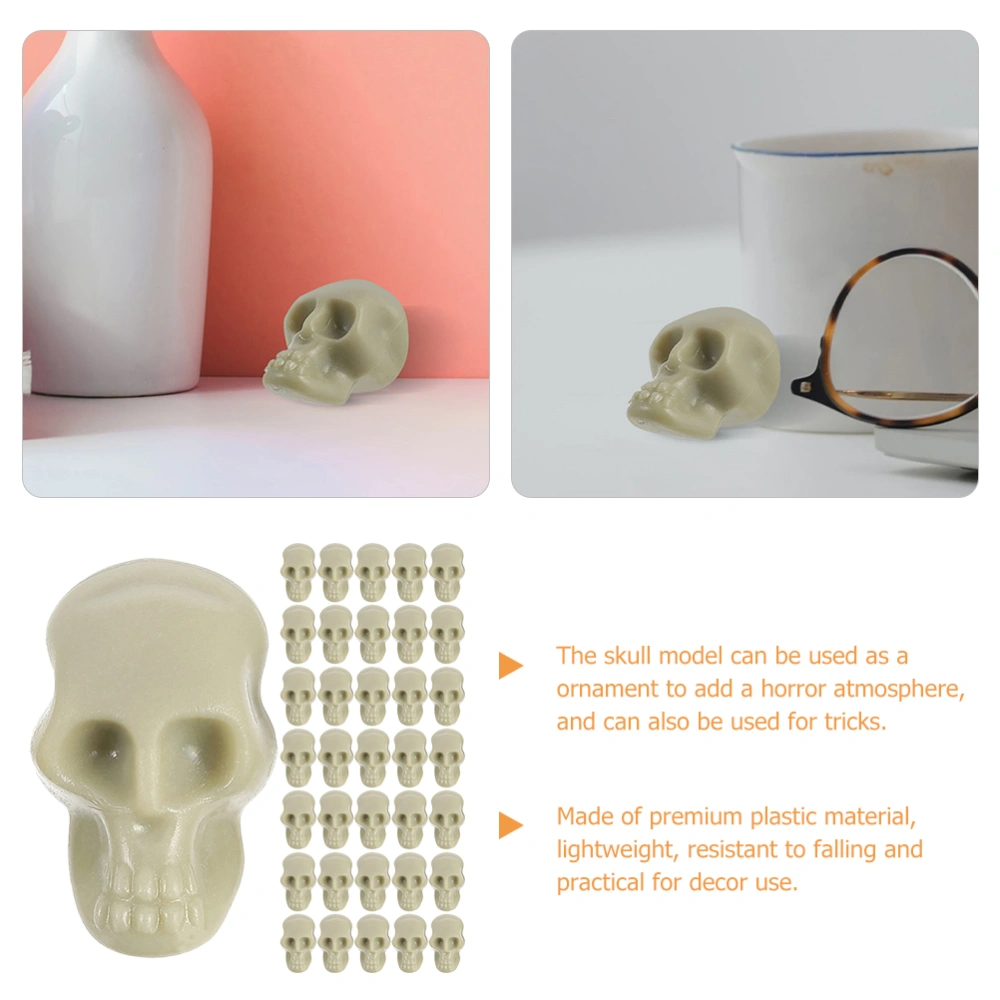 100pcs Halloween Skulls Realistic Looking Skulls Human Skeleton Head Skull Mini Human Skull Model