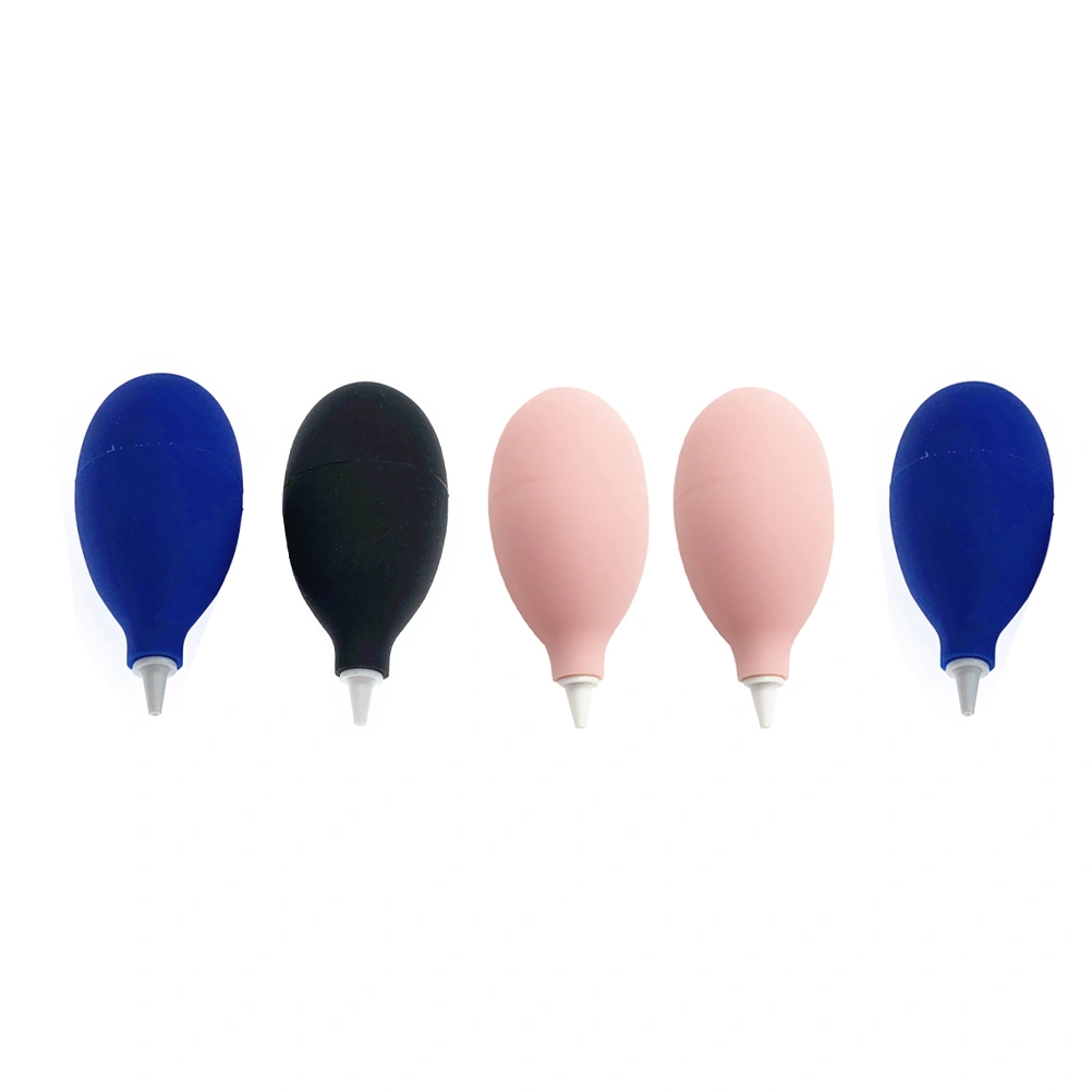 5pcs Camera Cleaning Blowing Ball Dust Cleaning Suction Bulb Squeeze Suction Bulb (Random Color)
