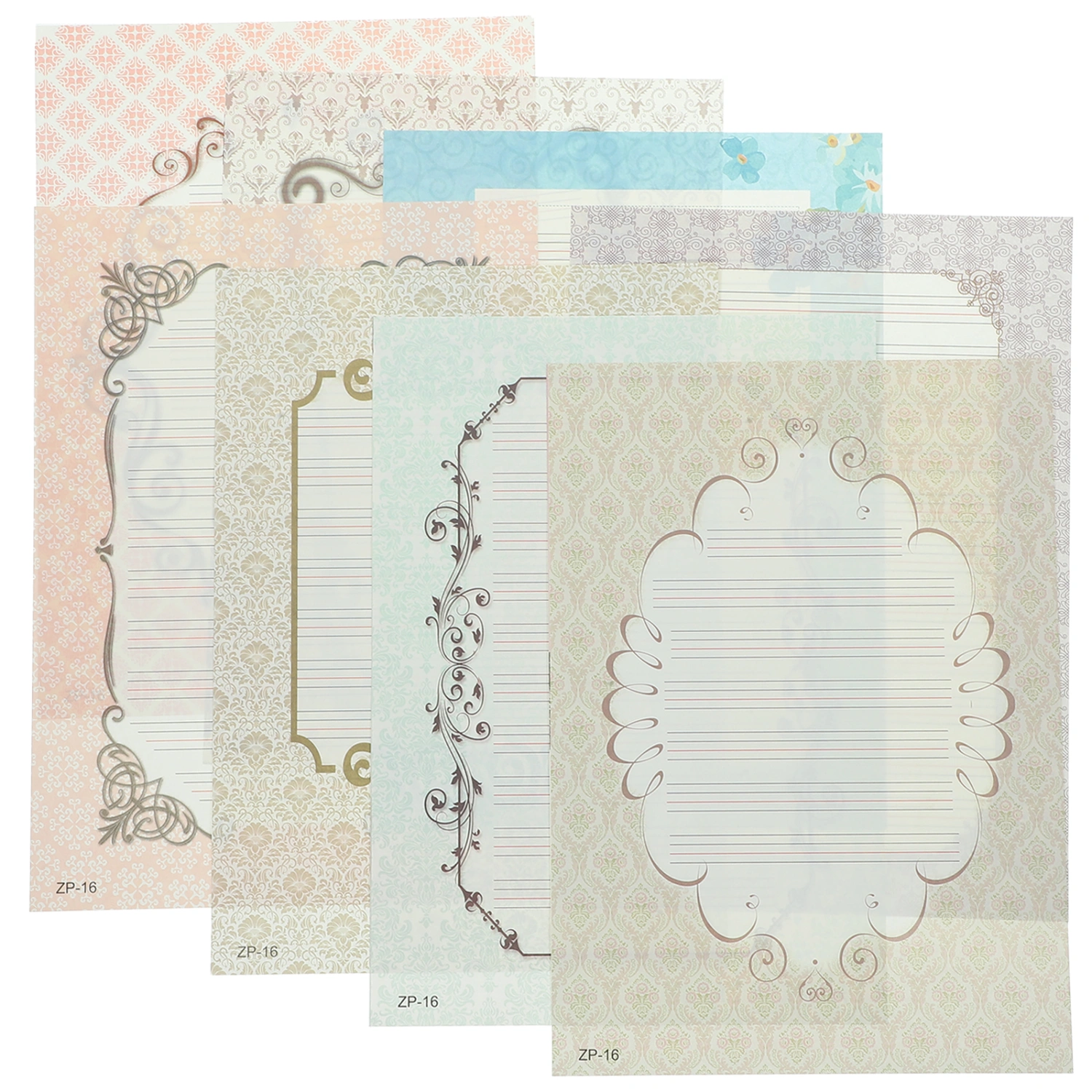 32 Sheets English Writing Paper Handwriting Sheets Calligraphy Writing Paper for Beginners