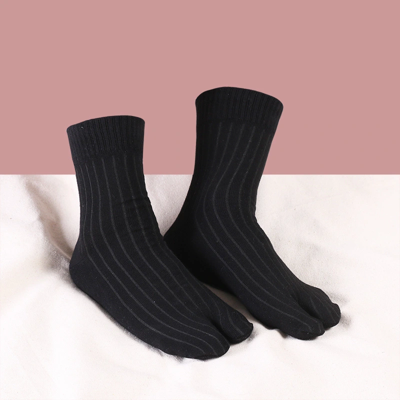 3 Pairs Split Toe Socks Toe Separated Socks High Ankle Socks Cotton Toe Socks for Men