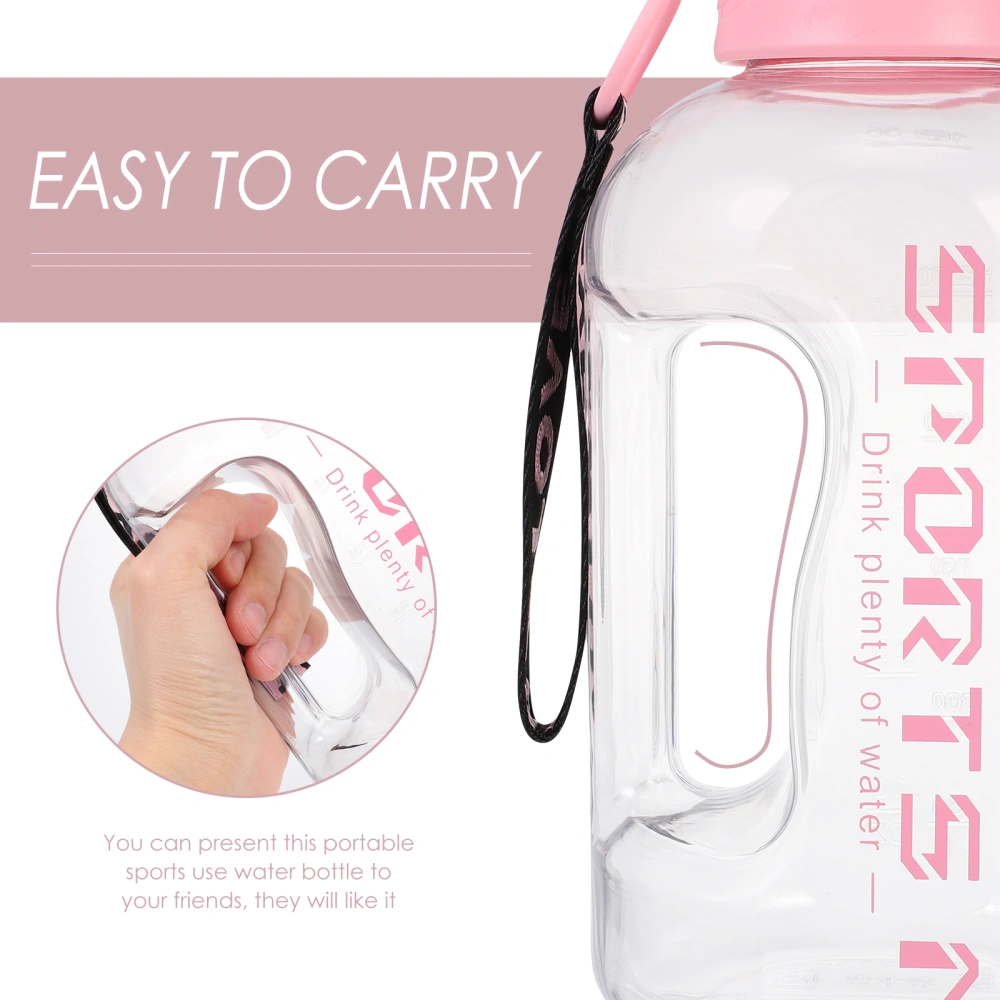 1 Set Large Water Container Sports Water Bottle Fitness Water Jug Large Capacity Bottle