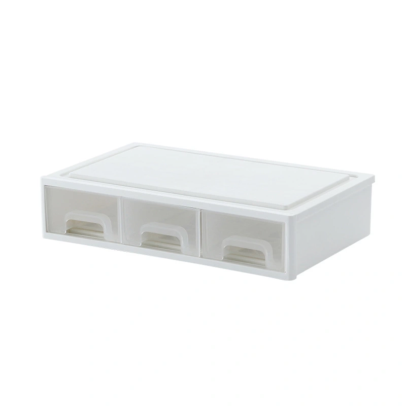 Small Drawer Desktop Storage Box Plastic Organiser with Drawer Office Storage Cabinet