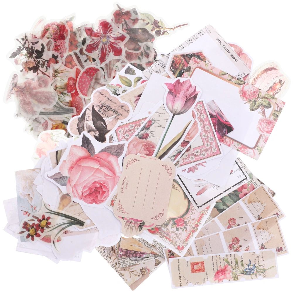 1 Set of DIY Background Paper DIY Photo Album Materials Crafts Making Papers Stickers Kit