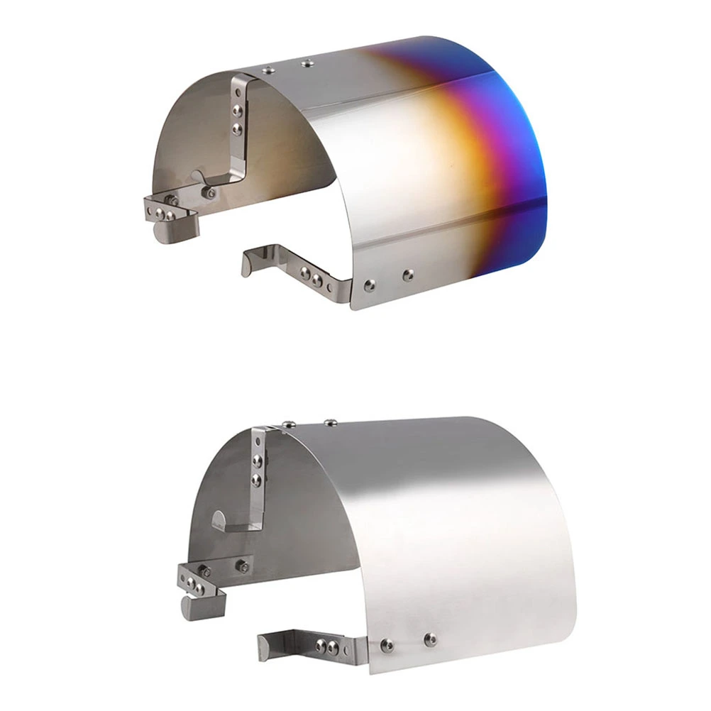 Air Filter Cover Universal Heat Shield Metal Racing Car Cold Air Intake Cone Motion Filter Cover (Colorful)