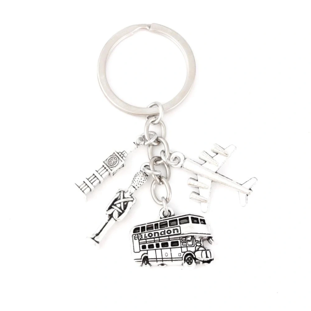  Keychain Souvenir Key Ring Airplane Keychain Metal Keyring Bag Pendant Ornament