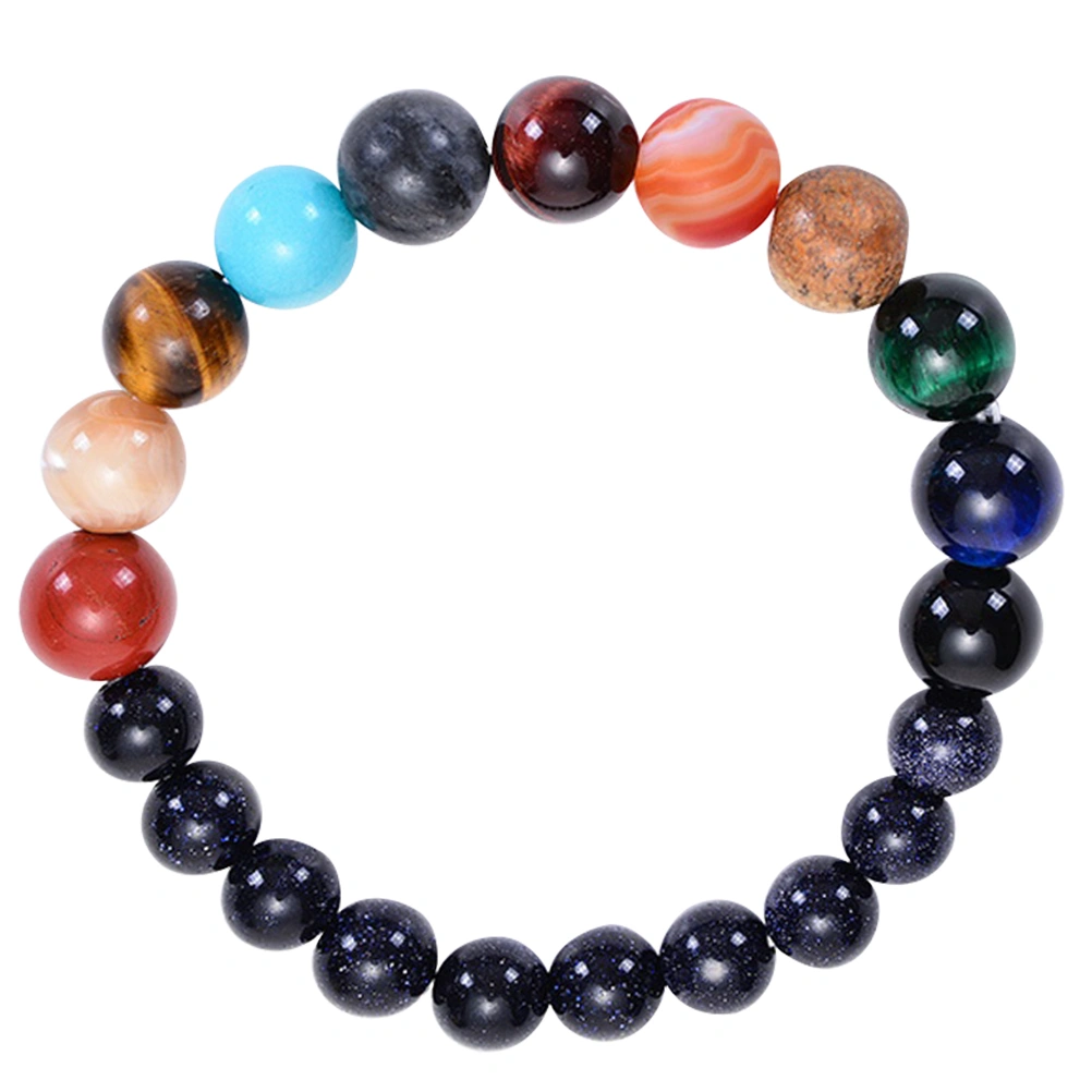 1pc Fashion Eight Planets Styled Bracelet Galaxy System Planetary Wrist Chain