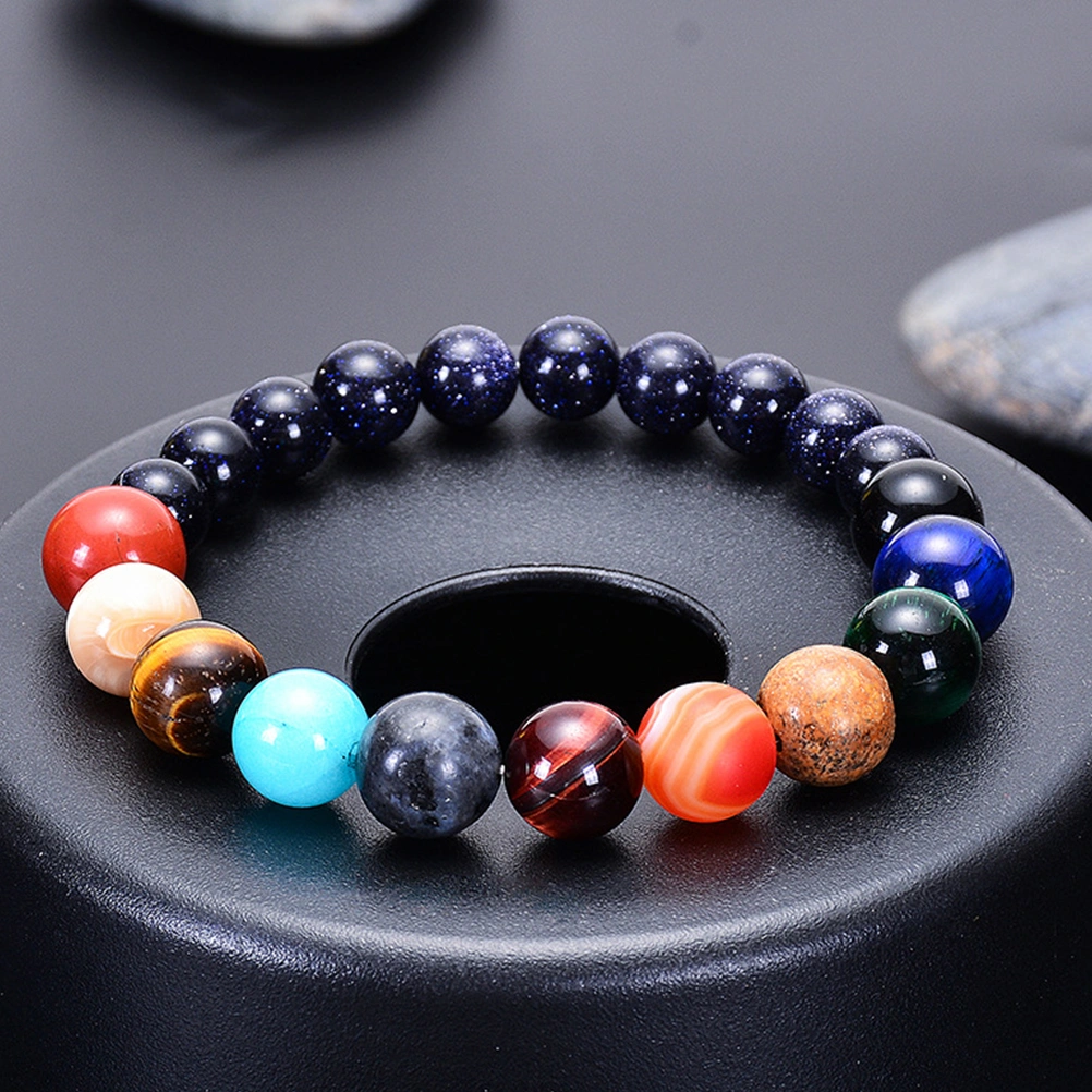1pc Fashion Eight Planets Styled Bracelet Galaxy System Planetary Wrist Chain