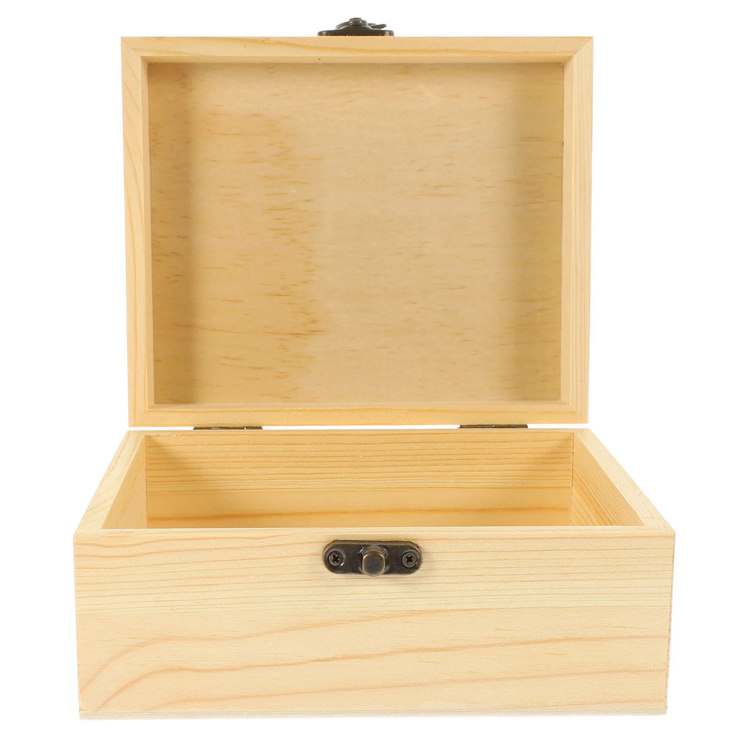Wooden Jewelry Box Jewelry Case Wood Small Gift Storage Box Packing Case