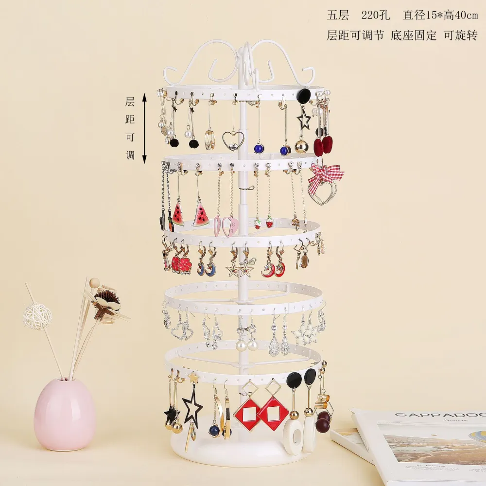 Earring Organizer 5-layer Jewelry Display Stand Earring Stand Jewelry Organizer