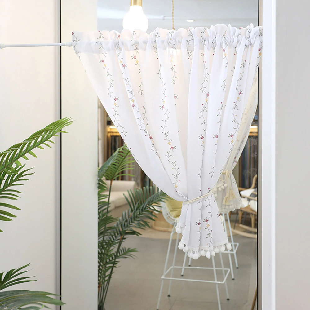 1Pc Window Short Curtain Charming Half Curtain Blackout Home-use Curtain