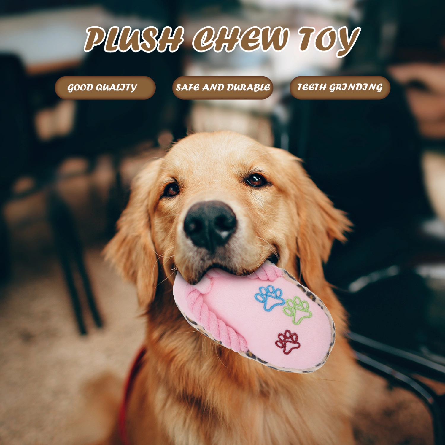 1pc Pet Dog Chewing Toy Dog Interactive Plaything Pet Dog Bite-resistant Toy