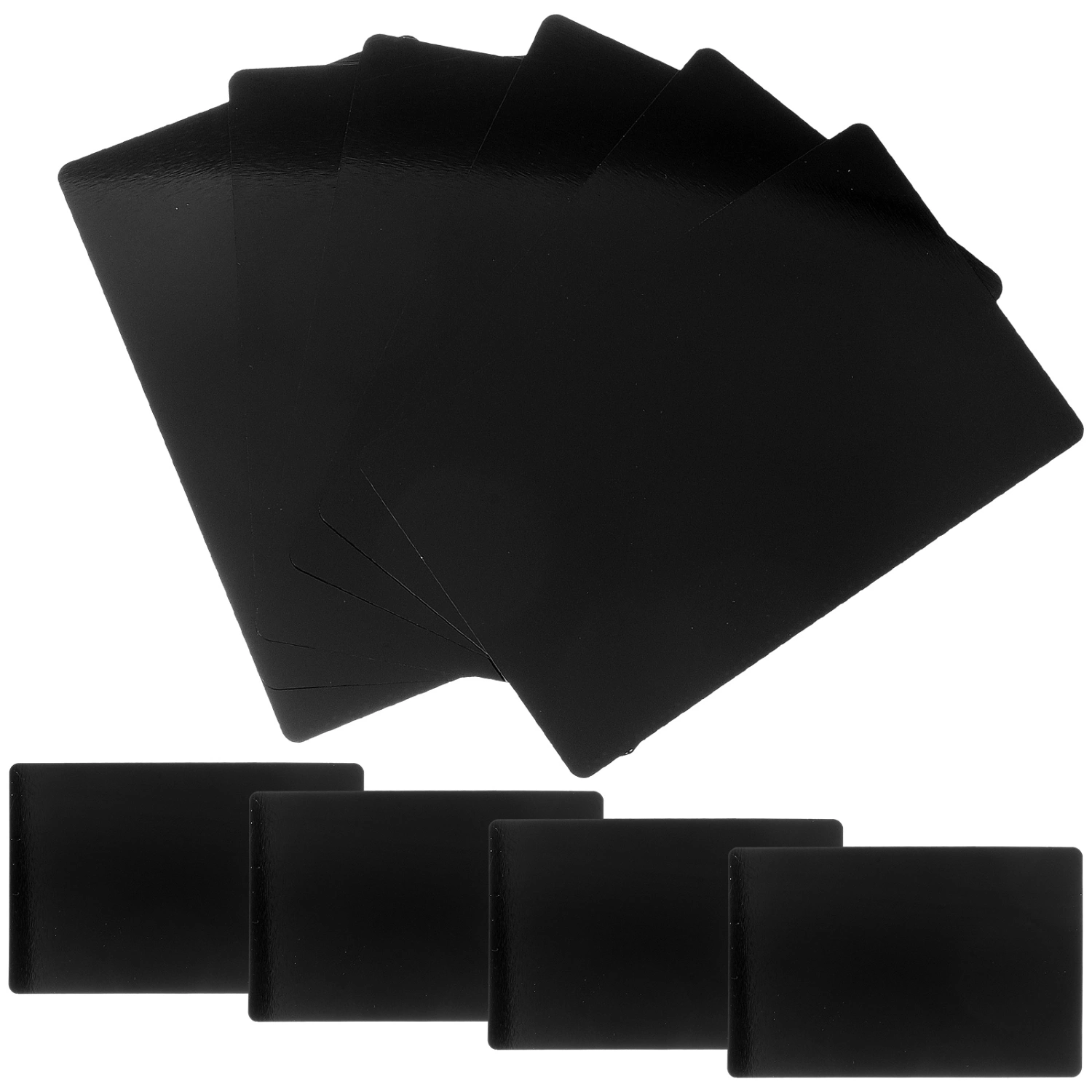10pcs Engraved Business Cards Metal Name Cards Blank Metal Cards Metal Business Cards