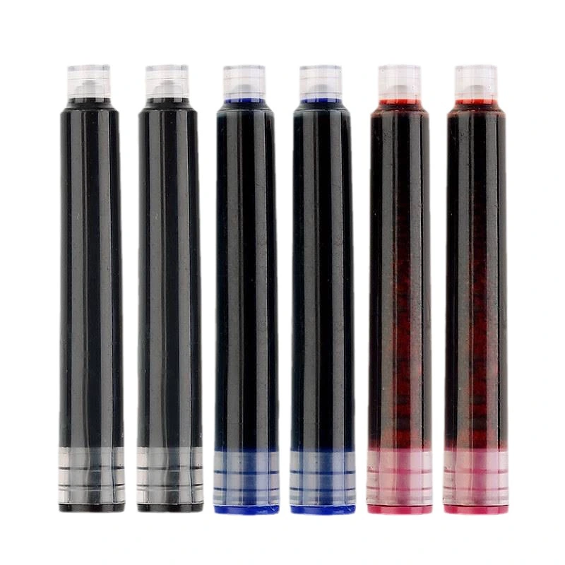 100Pcs Fountain Pen Ink Cartridges Fountain Pen Refills Smooth Writing Ink for Fountain Pens