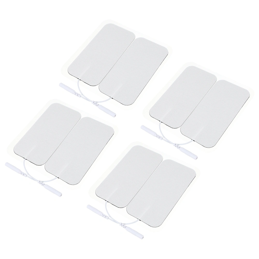 8Pcs Electrode Pads Physiotherapy Massage Patches Non-woven Fabric Patches