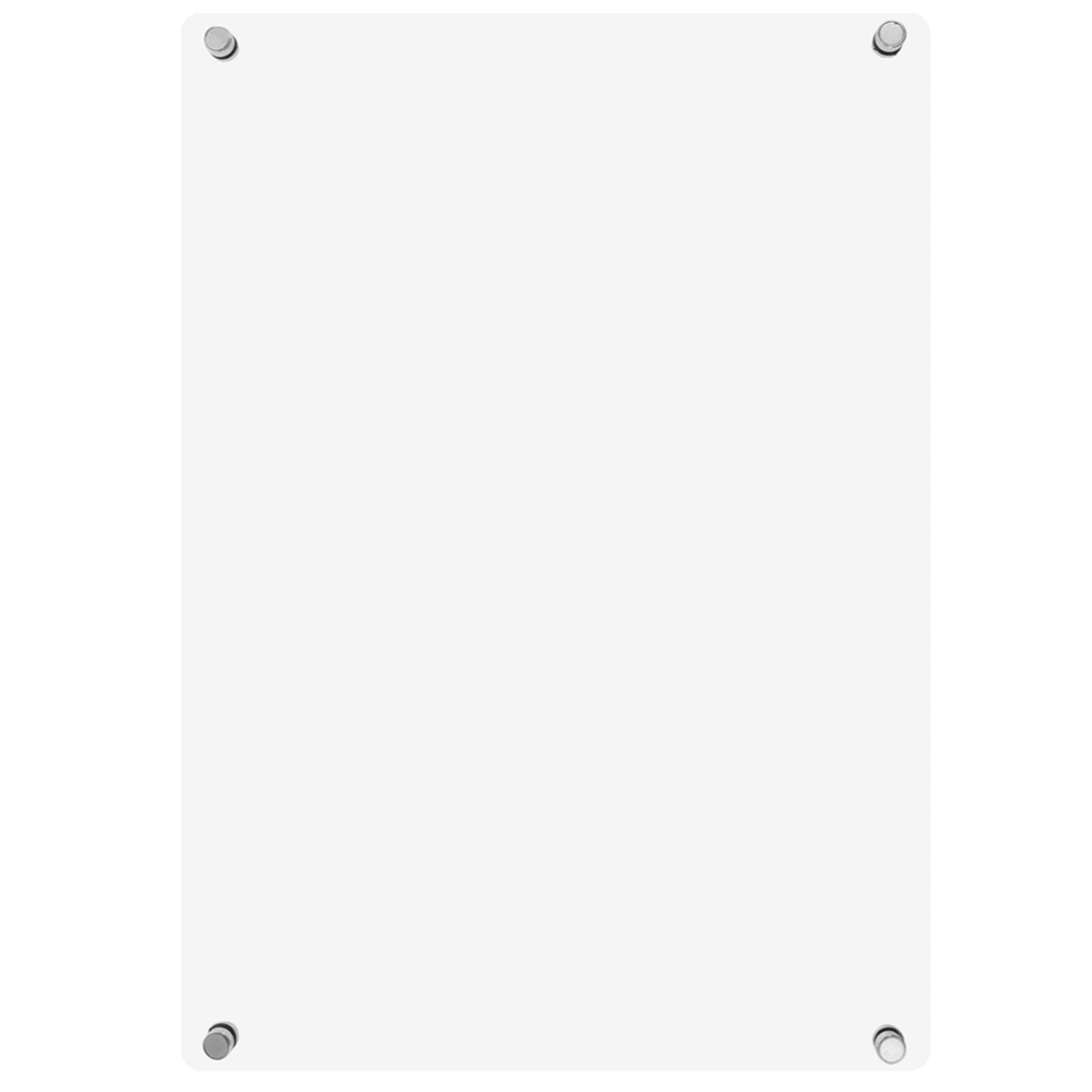 2Pcs Dry Erase Board Fridge Magnetic Board Reusable Dry Erase Planner Board Clear Writing Board