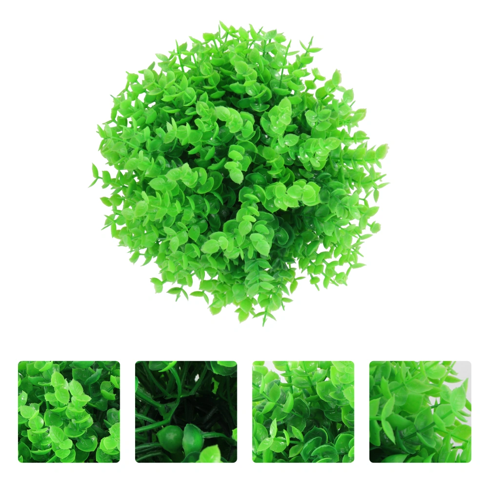 1pc Artificial Grass Ball Pendant Wedding Grass Ball Plant Ball Decor (Green)