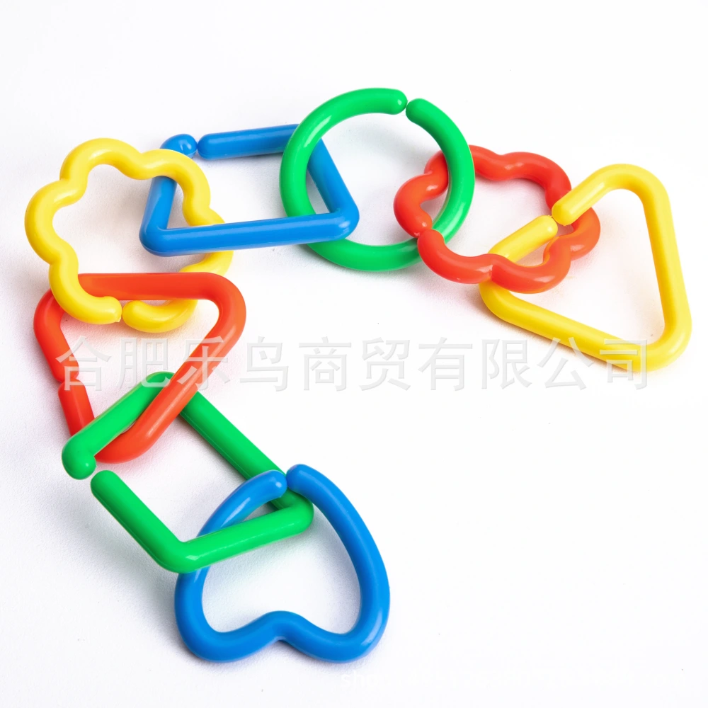 40pcs Plastic Chain Links Birds Toys DIY Swing Climbing Cage Toys Parrot Bird Toys