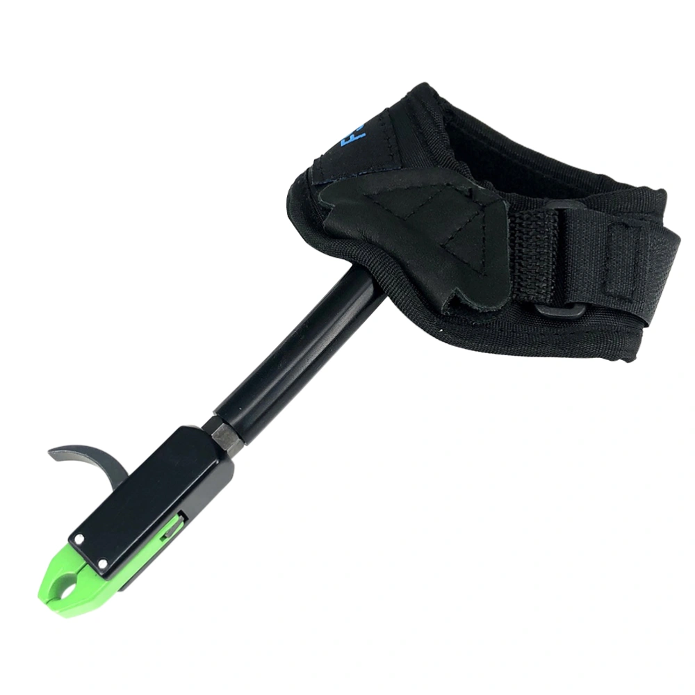 Caliper Release Aid with Trigger Wrist Strap for Adult Compound Bow Hunting(Green)