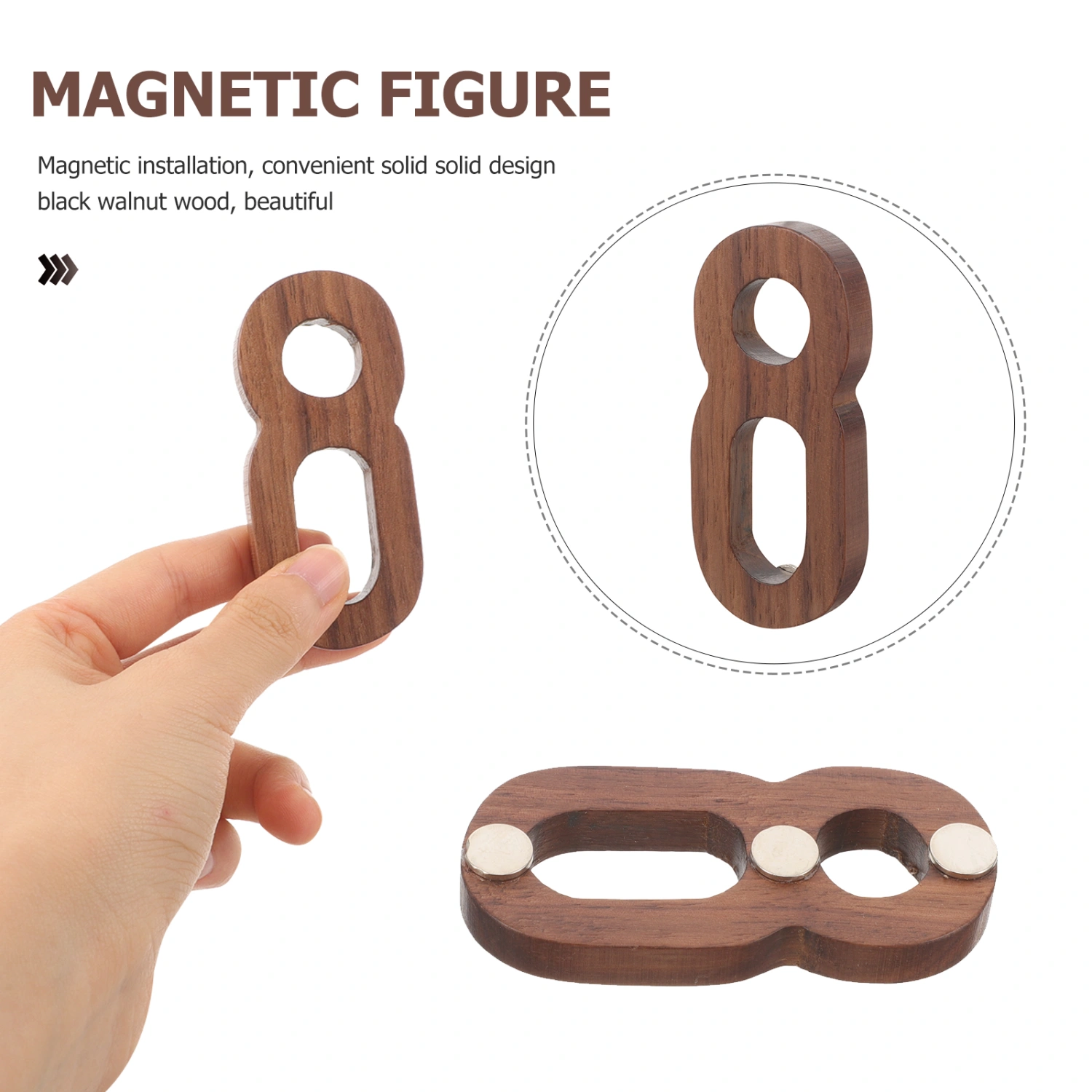 House Number Oversized Address Number Big Large Number Contemporary Wood Number