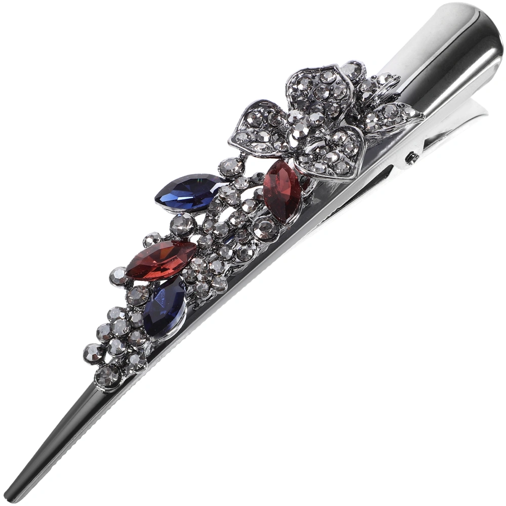 Hair Clip Vintage Hair Barrette Women Rhinestone Hairpin Prom Hair Accessory for Thick Fine Hair