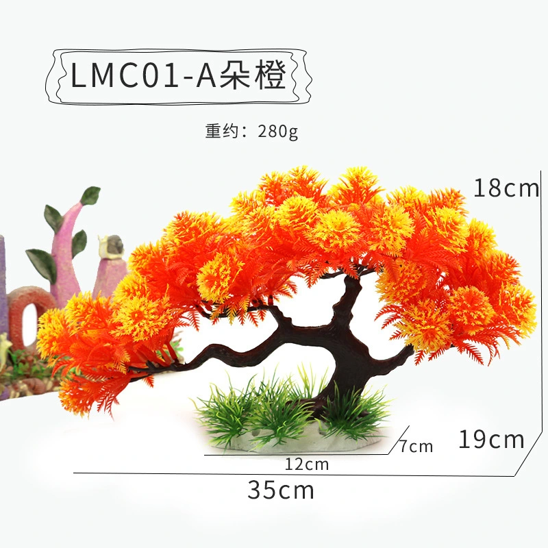 Artificial Aquarium Plant Tree Fish Tank Plant Tree Model Aquarium Landscaping Prop