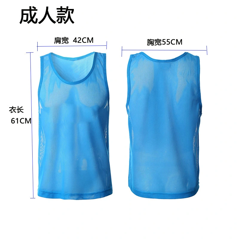 6Pcs Soccer Pinnies Soccer Training Costume Football Training Costume Washable Basketball Vests