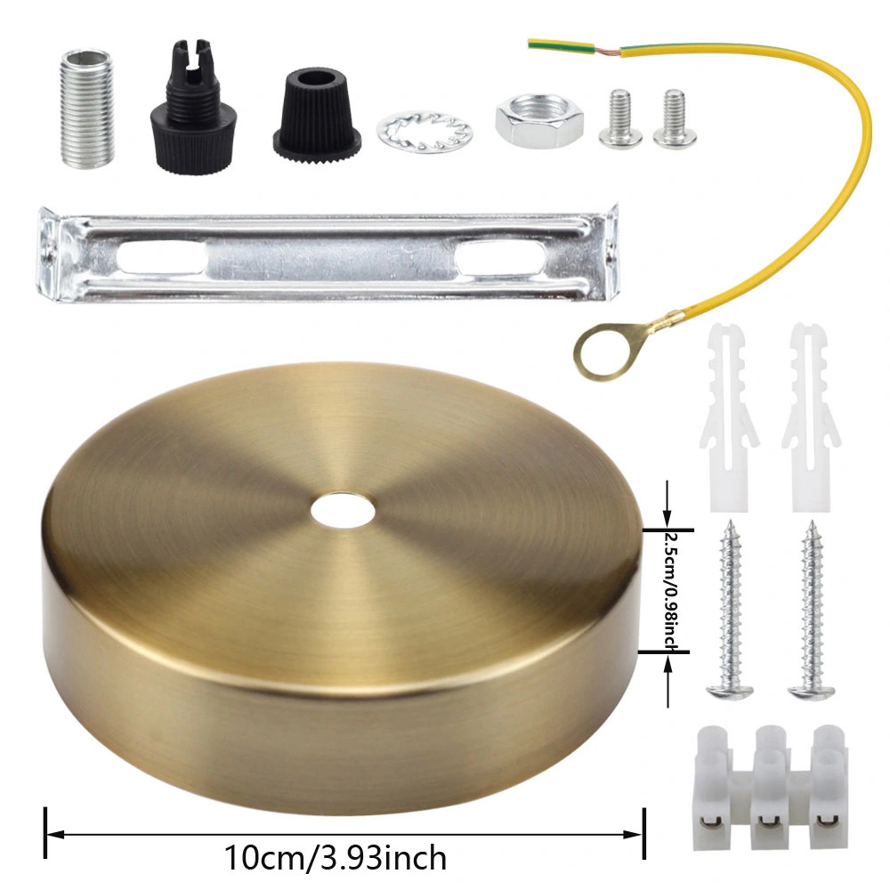 1 Set Ceiling Canopy Light Kit Ceiling Light Fixtures Plate Pendant Light Chassis Base Kit