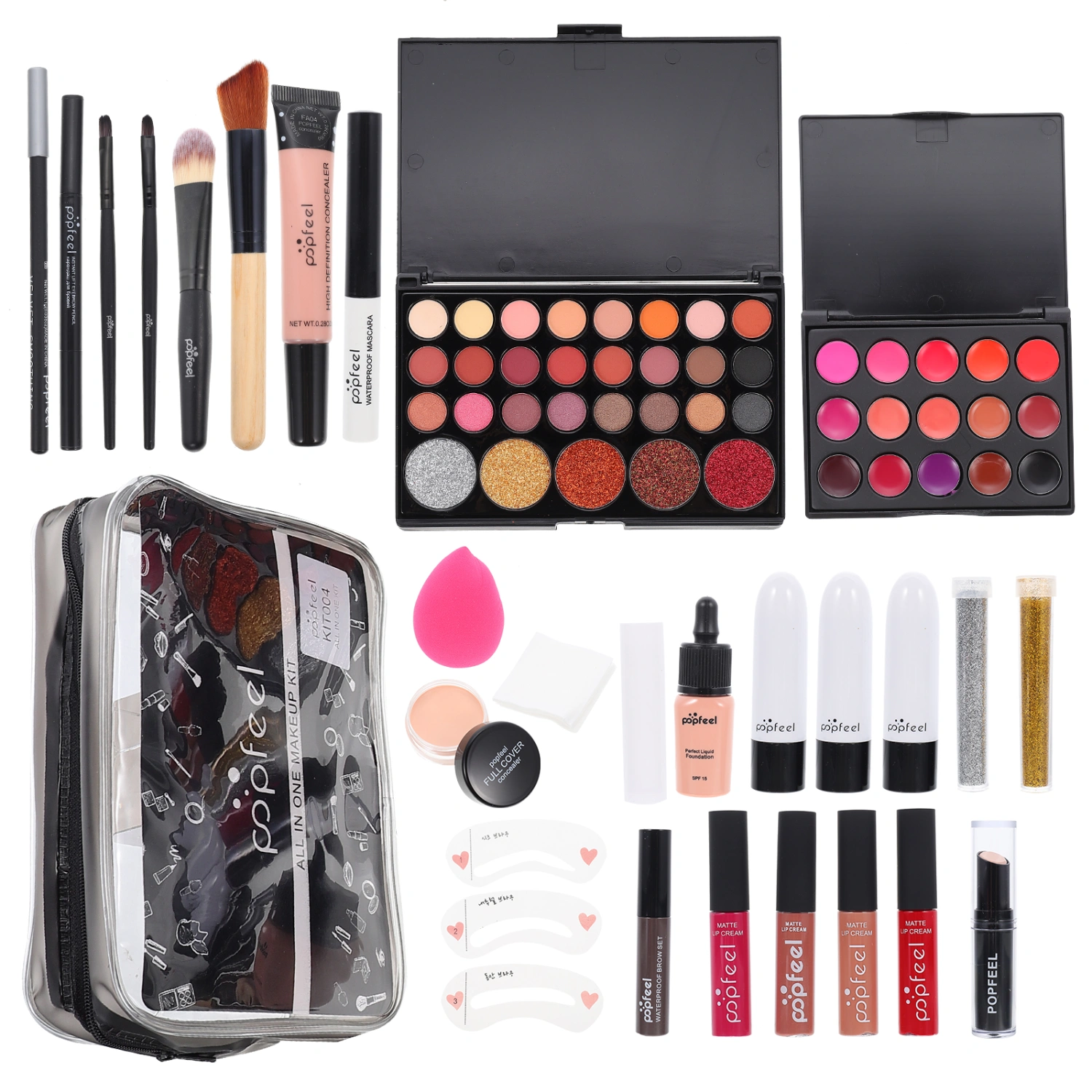 1 Set Ladies Makeup Kit Cosmetic Makeup Durable Makeup Supplies Cosmetic Kit