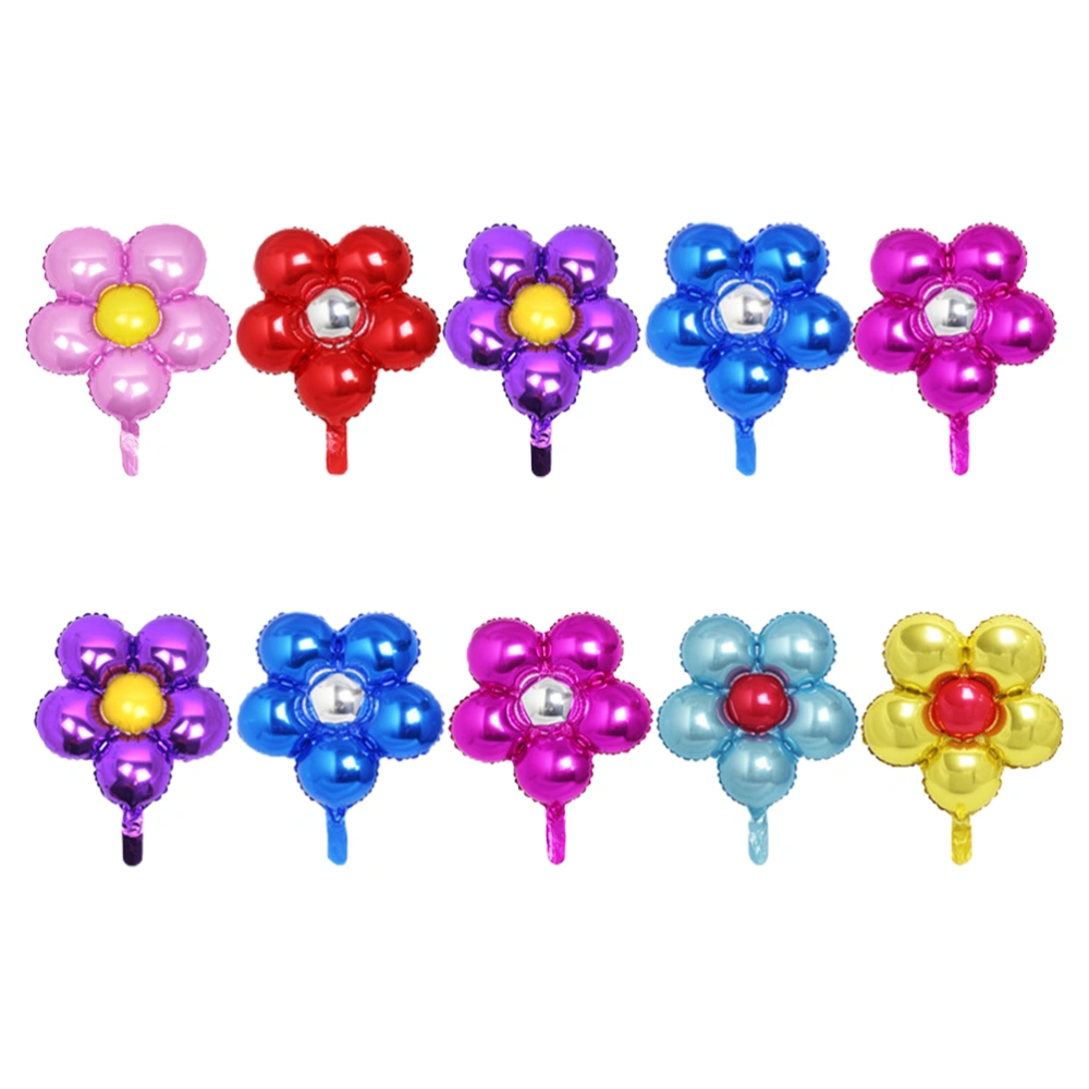 20Pcs Decorative Flower Shaped Balloon Kit Wedding Background Decorative Balloon