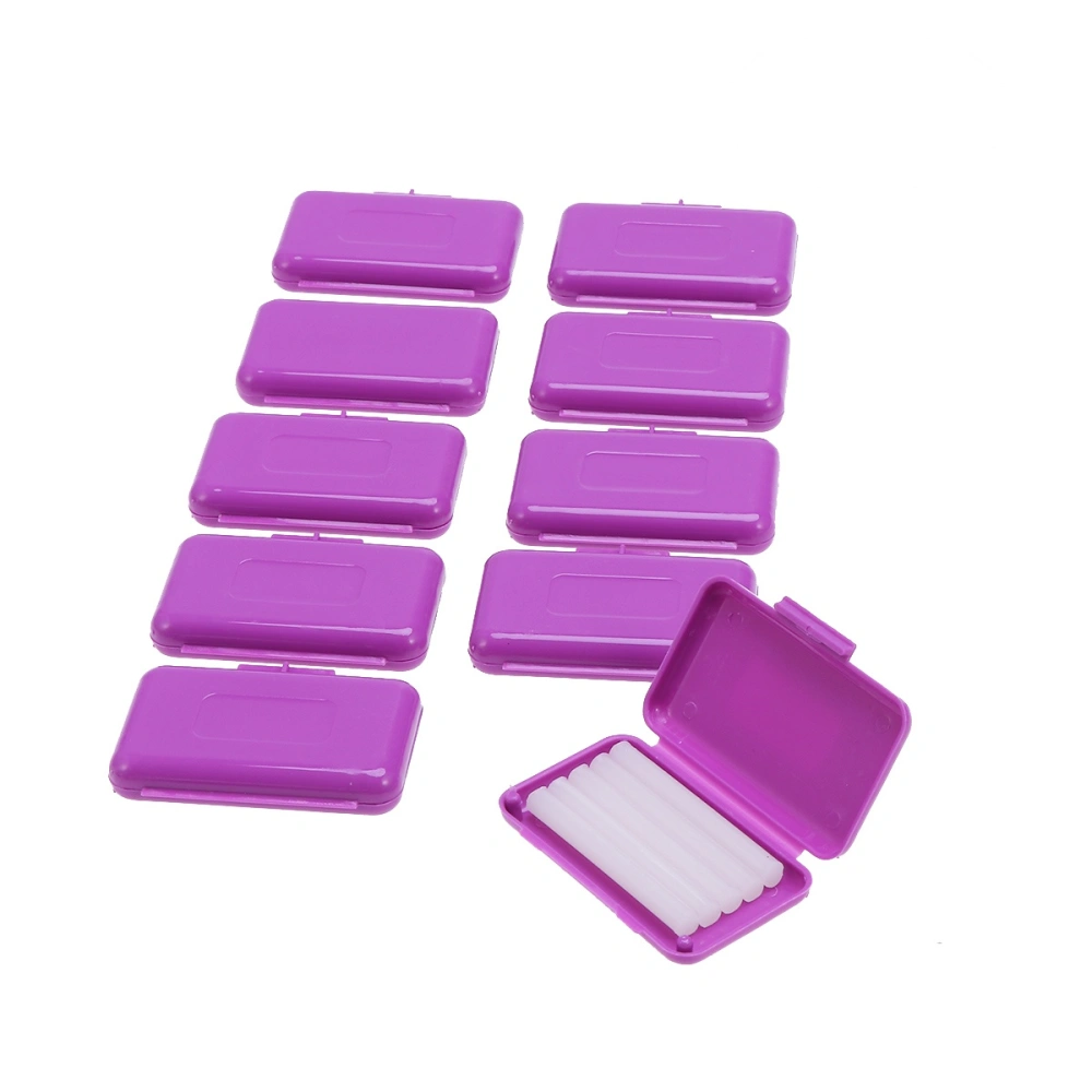 10pcs Dental Special Protective Wax Orthodontic Wax for Orthodontics Braces Wearer (Grape Flavor)