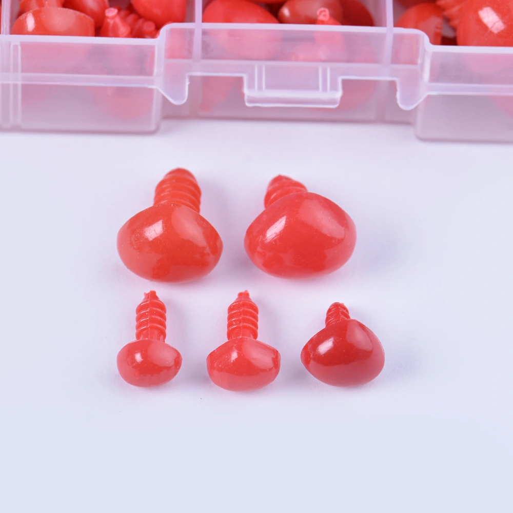 100Pcs Stuffed Doll Safety Nose  Crafting Nose Fake Crafting Nose   Plastic Noses for Stuffed Animals