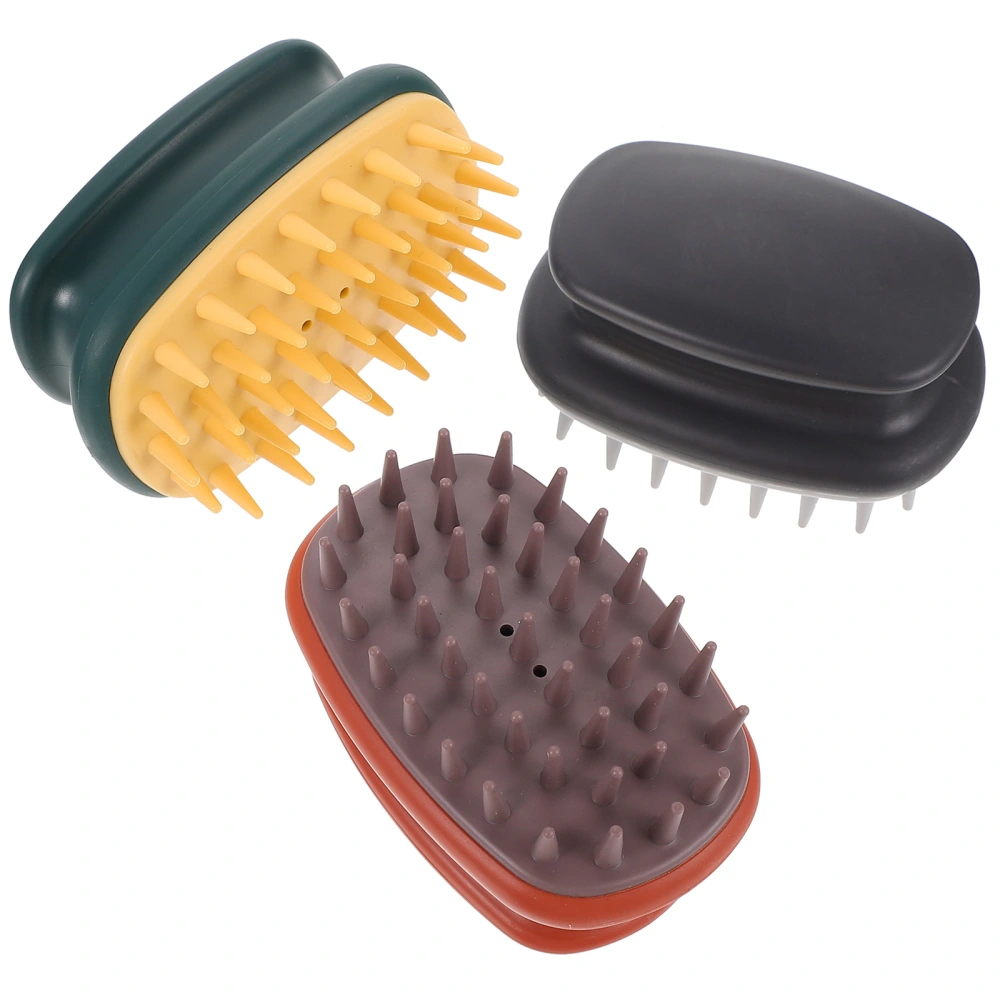 1 Set 3pcs Shampoo Brushes Air Cushion Cleaning Brushes Hair Massage Brushes