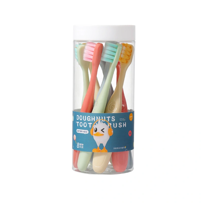 8pcs  Toothbrushes Wear-resistant Children Toothbrushes Convenient Teeth Brushes