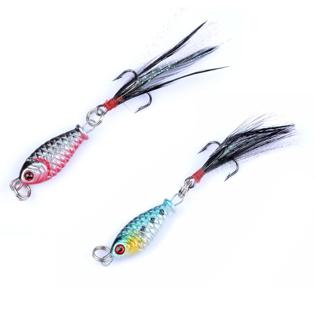 4 Pcs Lifelike Plastic Fishing Lures Bass Crankbait Kit Saltwater freshwater Fishing Topwater Fishing Tackle Hooks