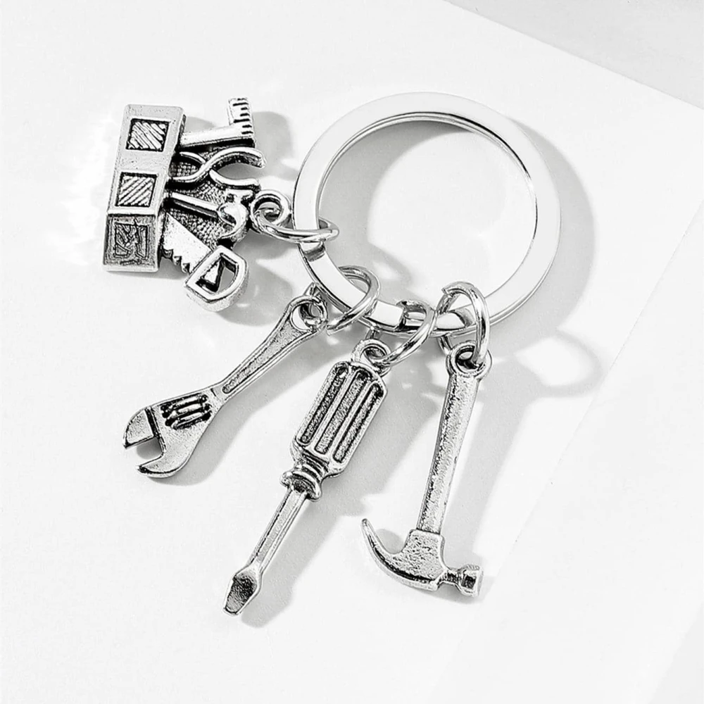 Key Chain Screwdriver Hammer Spanner Shape Cartoon Keychain Aesthetic Keychain