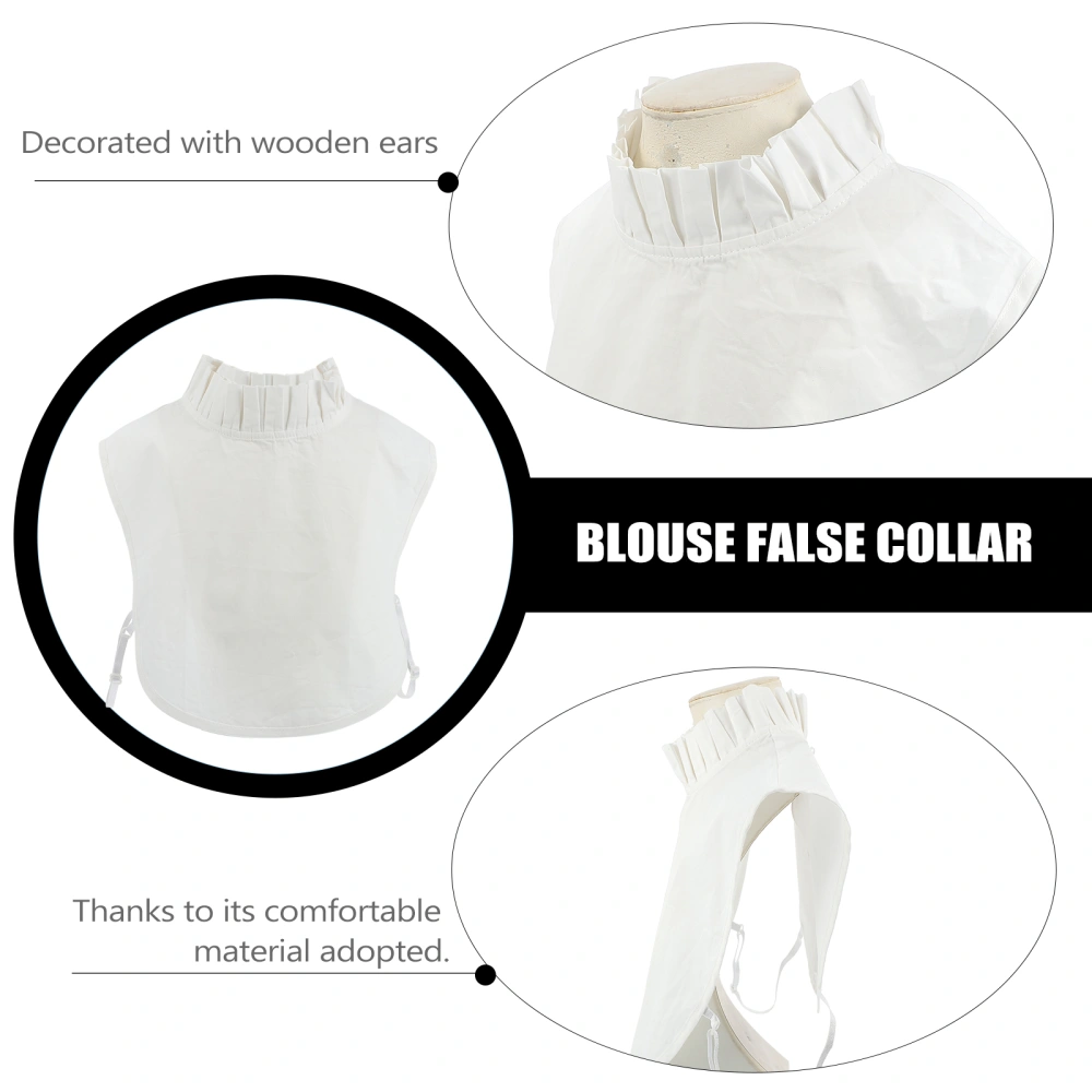 Fashion Women Fake False Collar Detachable Blouse Half Shirts False Collar