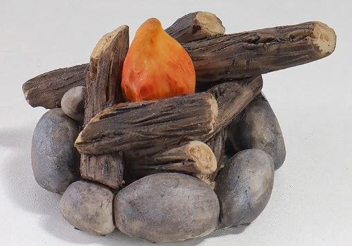 Miniature Bonfire Model Fake Campfire Ornament Mini Bonfire Decoration Dollhouse Miniature Fire