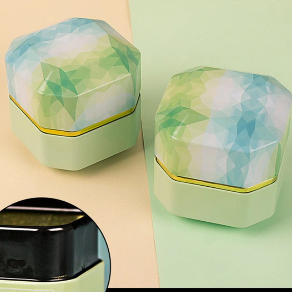 4 Pcs Iron Food Storage Jars Tea Leaf Jars Portable Tea Storage Tank Candy Jars